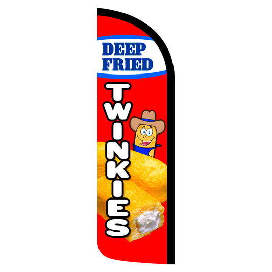 Deep Fried Twinkies Semi-Custom Feather Swooper Flag