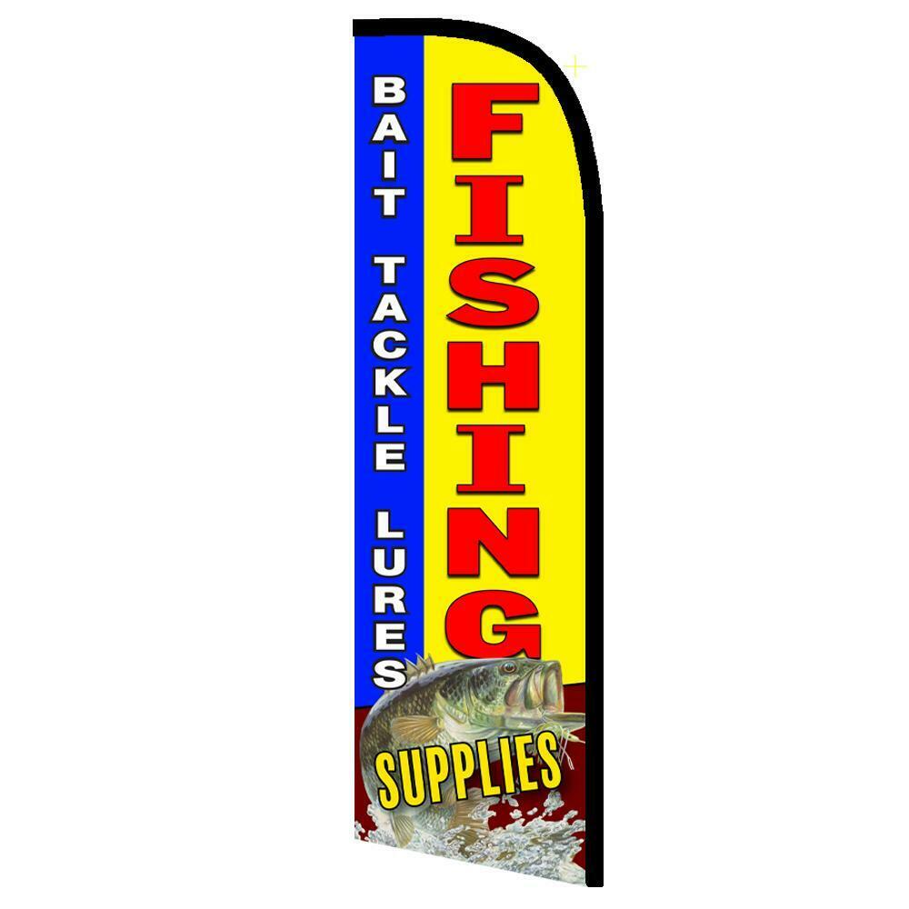 Fishing Supplies (Bait Tackle Lures) Semi-Custom Feather Swooper Flag