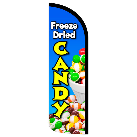 Freeze Dried Candy Semi-Custom Feather Swooper Flag