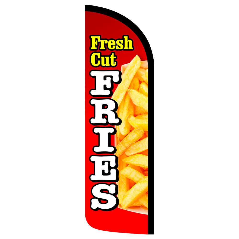 Fresh Cut Fries Semi-Custom Feather Swooper Flag