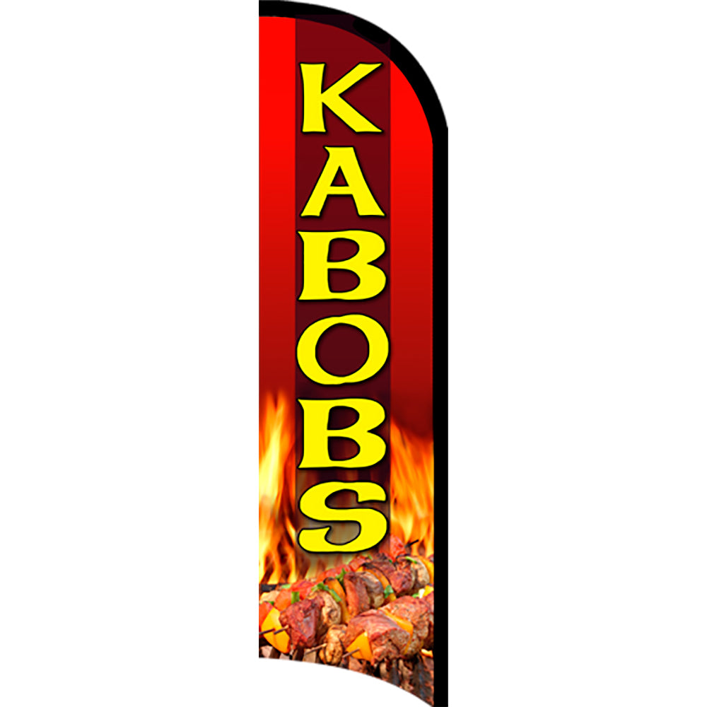 Kabobs Semi-Custom Feather Swooper Flag