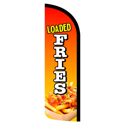 Loaded Fries Semi-Custom Feather Swooper Flag