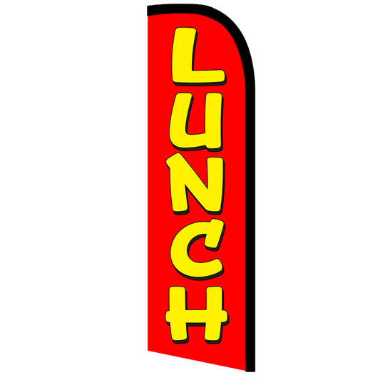 Lunch Semi-Custom Feather Swooper Flag