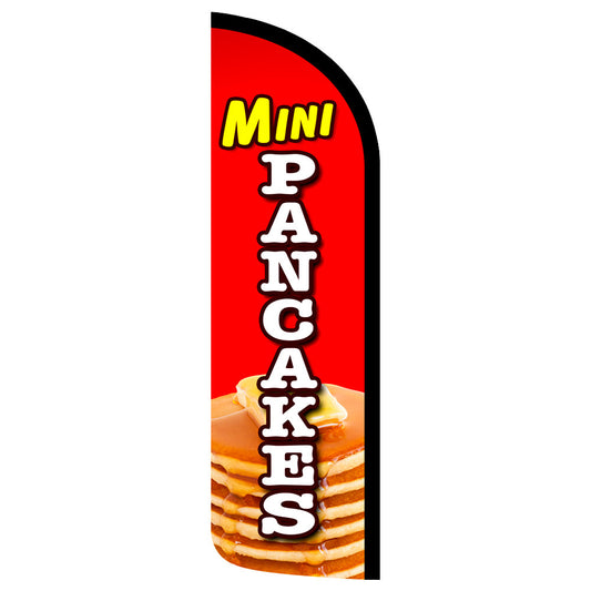 Mini Pancakes Semi-Custom Feather Swooper Flag