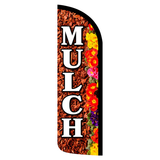 Mulch Semi-Custom Feather Swooper Flag