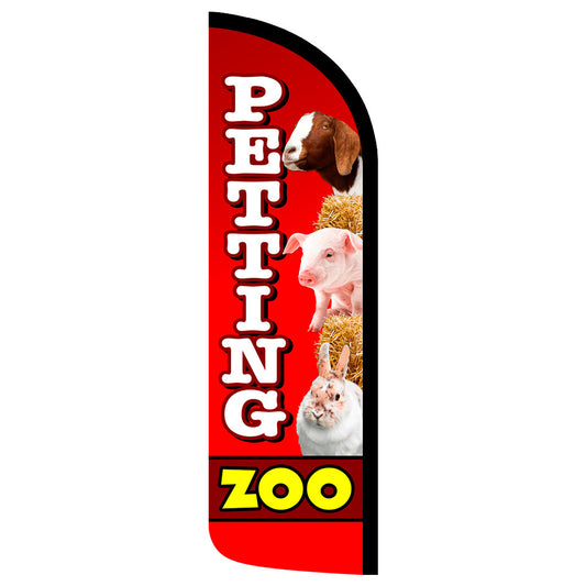 Petting Zoo Semi-Custom Feather Swooper Flag