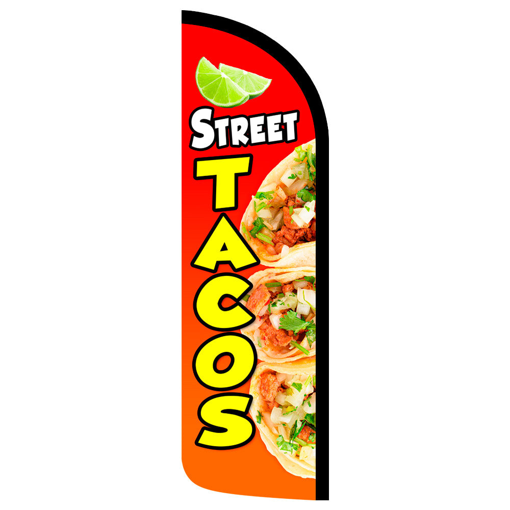 Street Tacos Semi-Custom Feather Swooper Flag