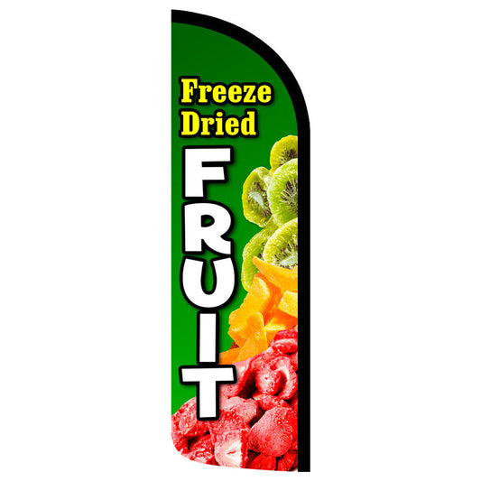 Freeze Dried Fruit Semi-Custom Feather Swooper Flag