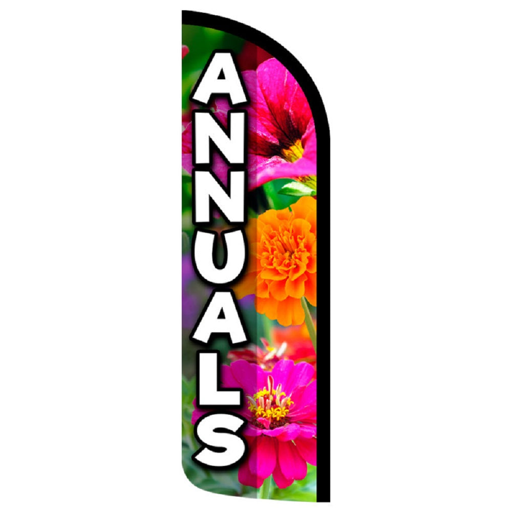 Annuals Semi-Custom Feather Swooper Flag