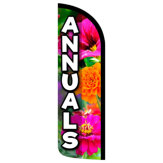 Annuals Semi-Custom Feather Swooper Flag