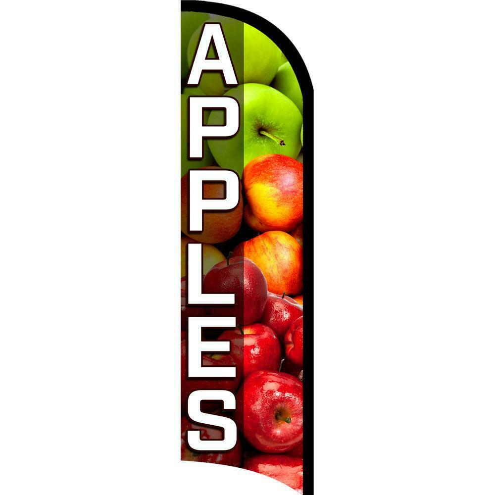 Apples Semi-Custom Feather Swooper Flag