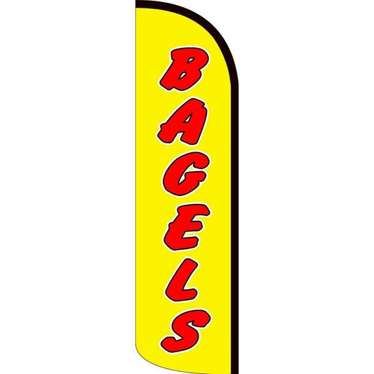 Bagels Feather Swooper Flag