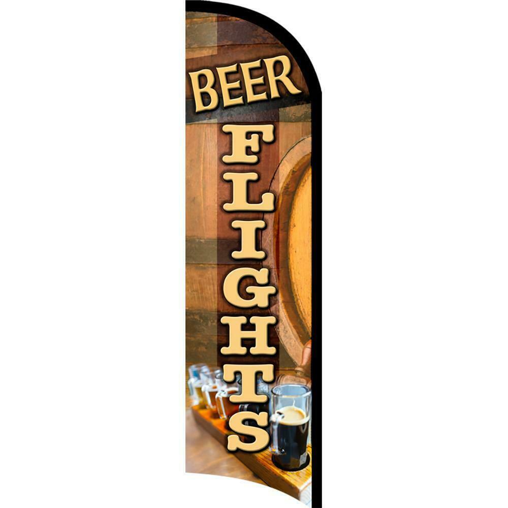 Beer Flights Semi-Custom Feather Swooper Flag