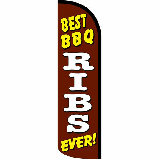 Best BBQ Ribs Ever Feather Swooper Flag