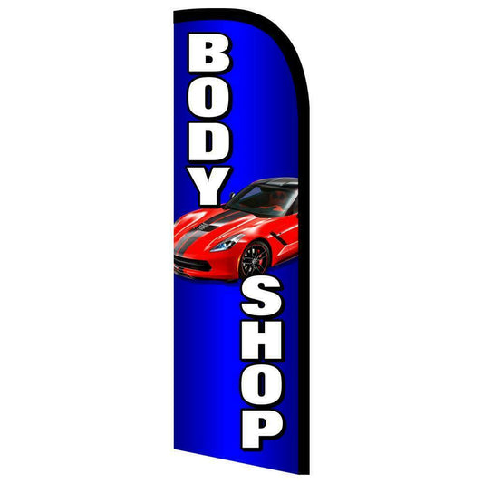 Body Shop Semi-Custom Feather Swooper Flag