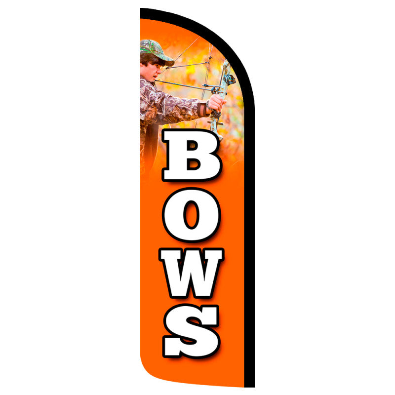 Bows Semi-Custom Feather Swooper Flag