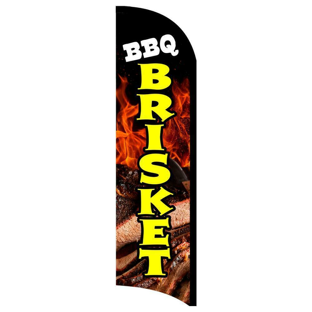 BBQ Brisket Semi-Custom Feather Swooper Flag