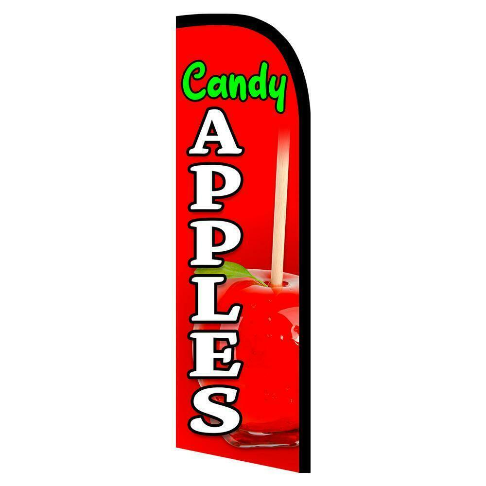 Candy Apples Semi-Custom Feather Swooper Flag