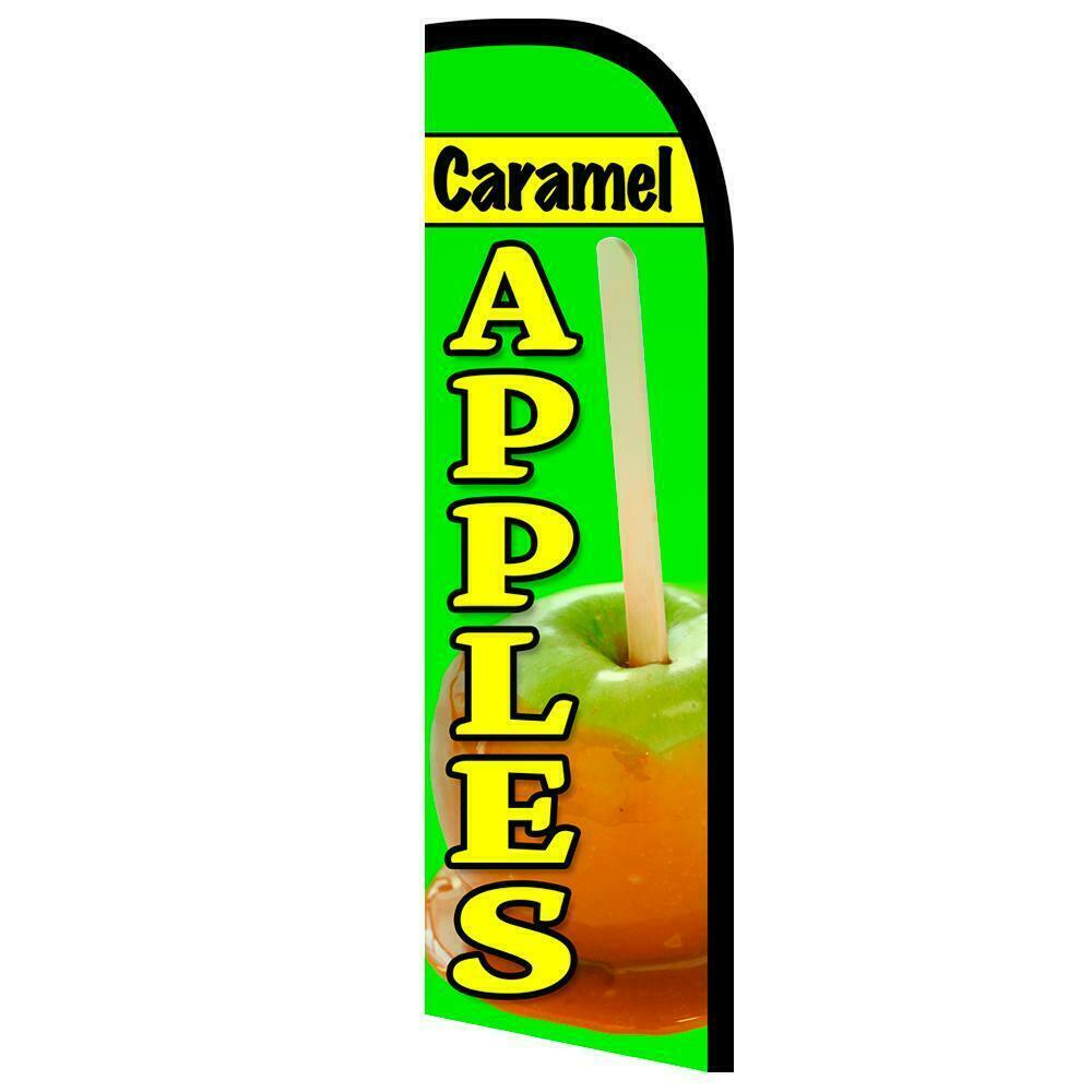 Caramel Apples Semi-Custom Feather Swooper Flag