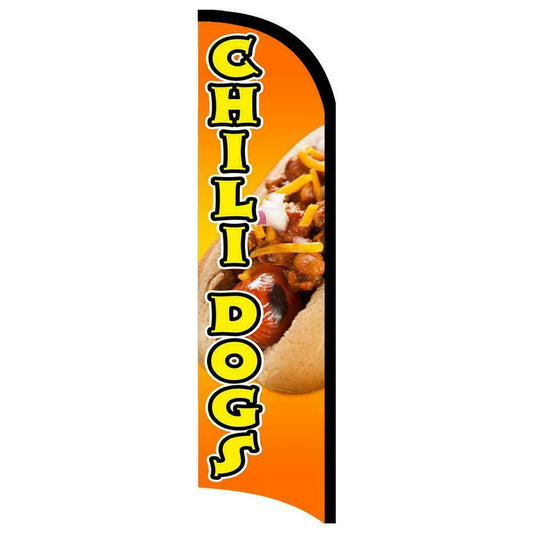 Chili Dogs Semi-Custom Feather Swooper Flag