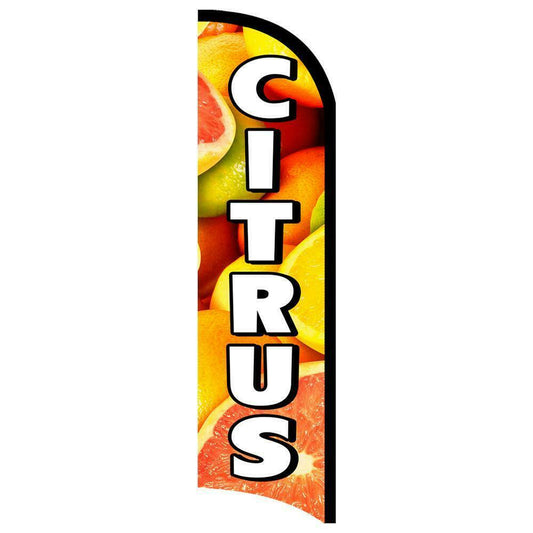 Citrus Semi-Custom Feather Swooper Flag