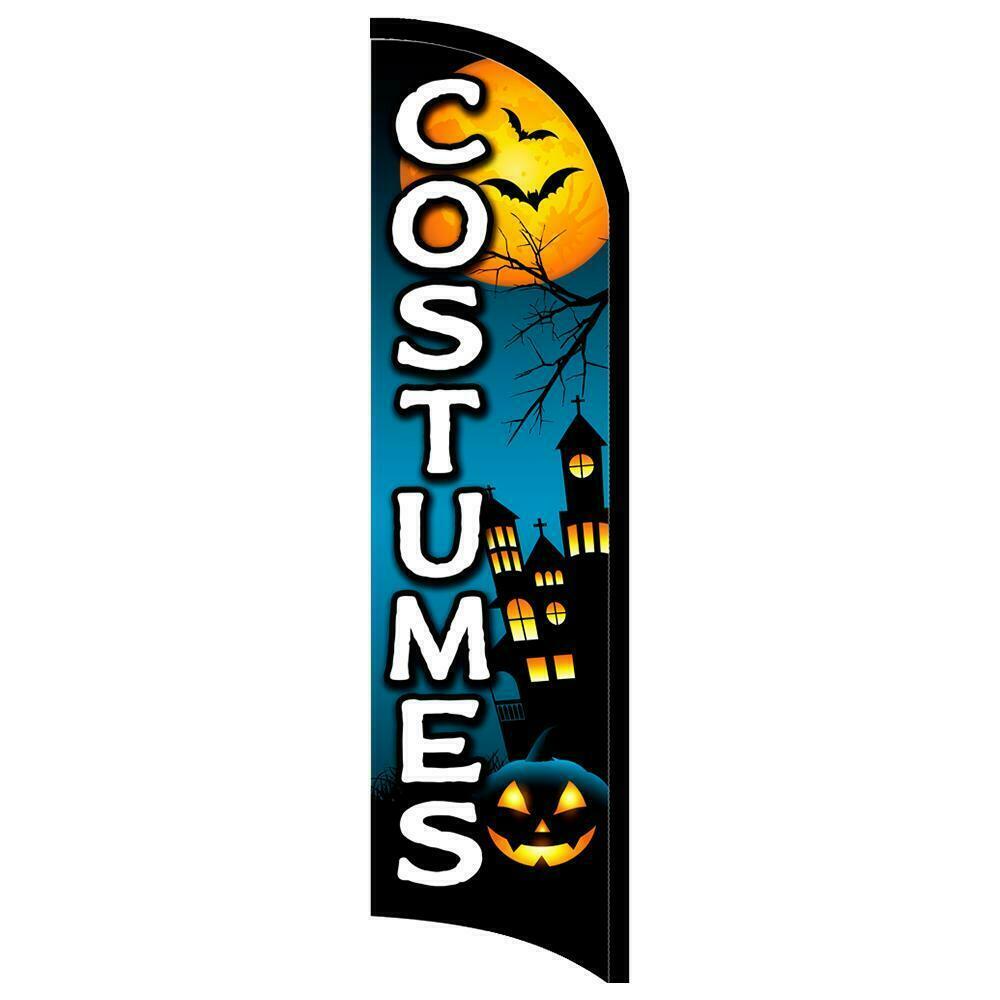 Costumes Semi-Custom Feather Swooper Flag