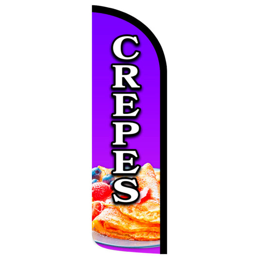 Crepes Semi-Custom Feather Swooper Flag