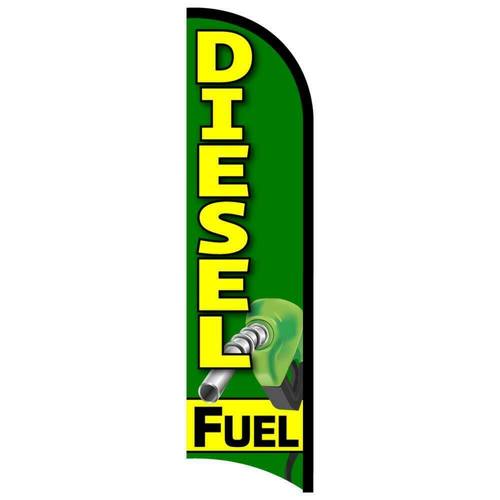 Diesel Semi-Custom Feather Swooper Flag