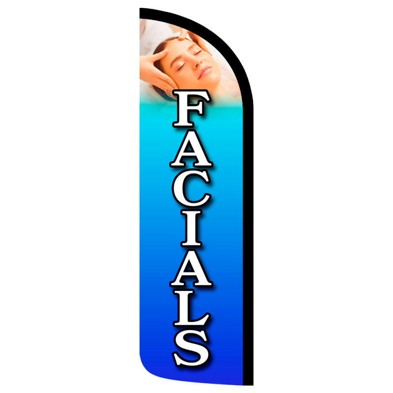 Facials Semi-Custom Feather Swooper Flag