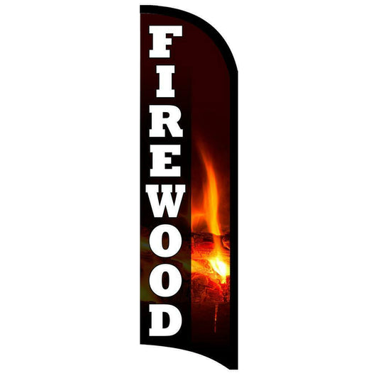 Firewood Semi-Custom Feather Swooper Flag