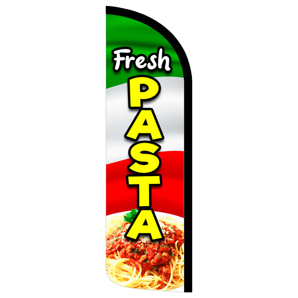 Fresh Pasta Semi-Custom Feather Swooper Flag