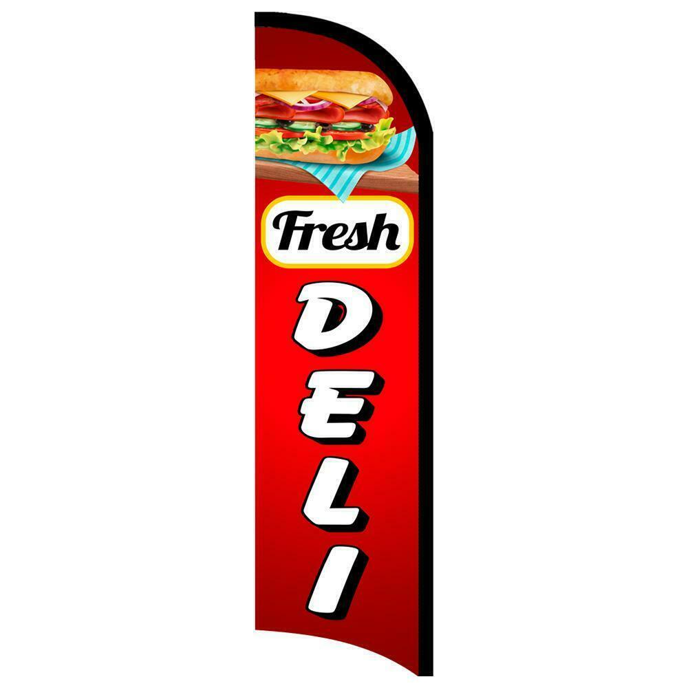 Fresh Deli Semi-Custom Feather Swooper Flag