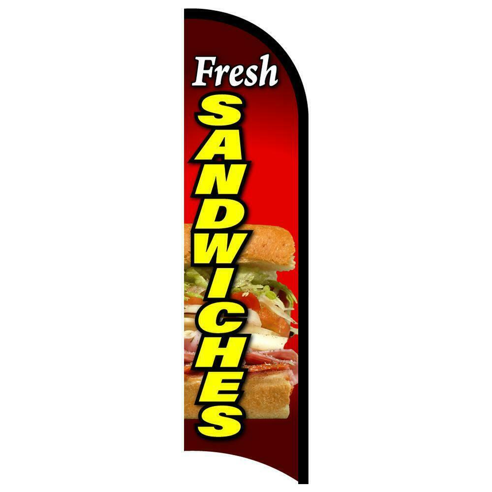 Fresh Sandwiches Semi-Custom Feather Swooper Flag