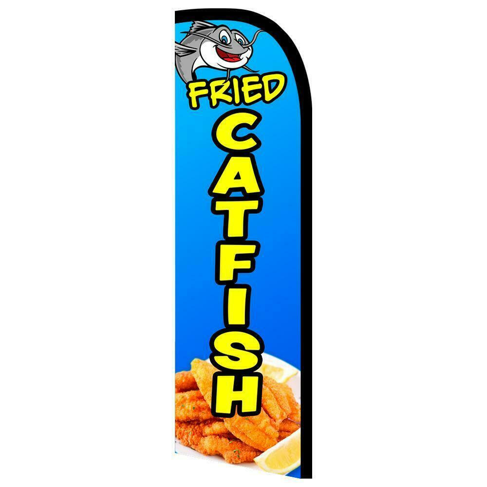 Fried Catfish Semi-Custom Feather Swooper Flag