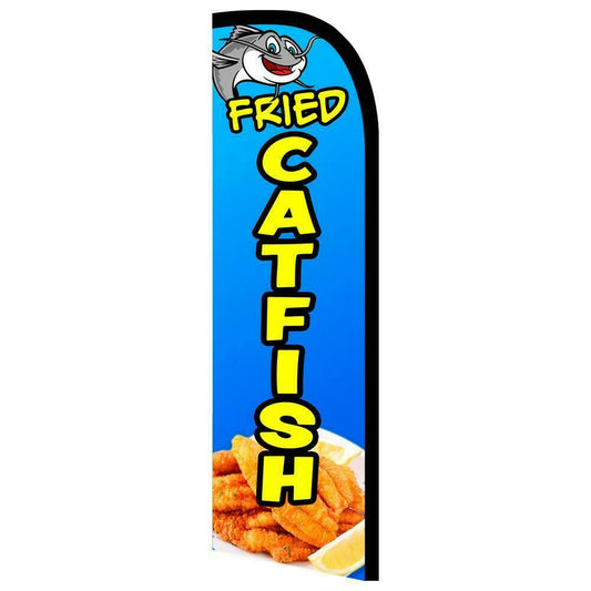 Fried Catfish Semi-Custom Feather Swooper Flag