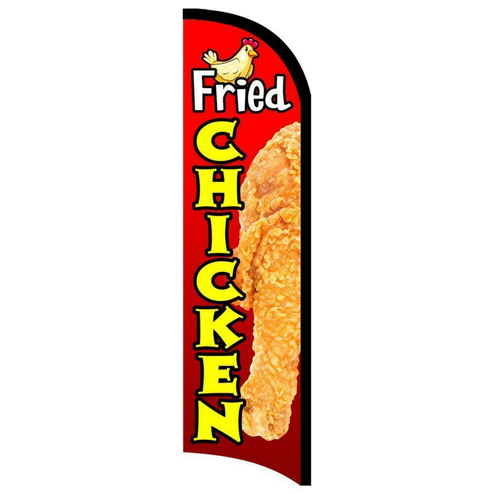 Fried Chicken Semi-Custom Feather Swooper Flag