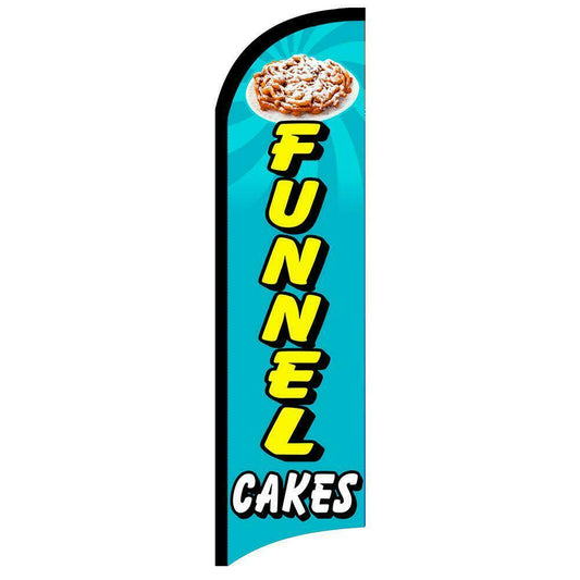 Funnel Cakes Semi-Custom Feather Swooper Flag