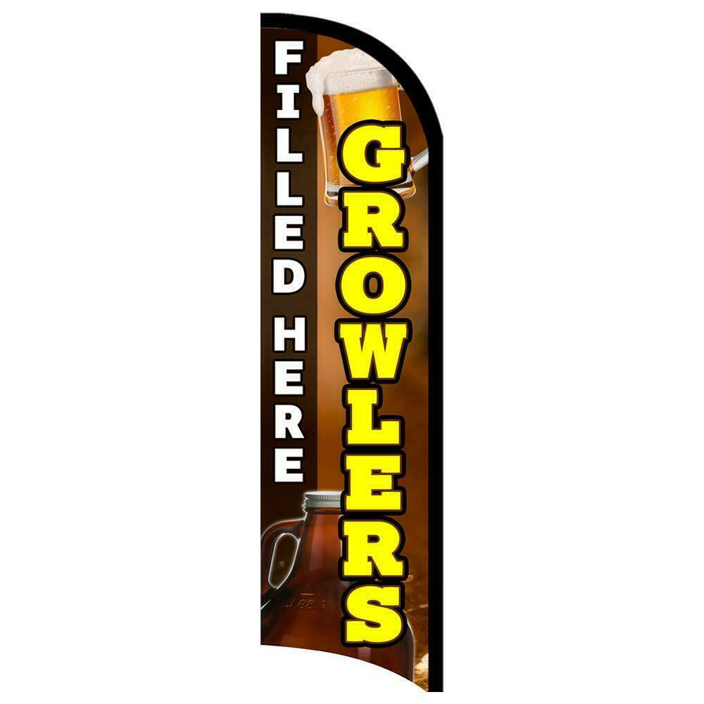 Growlers Semi-Custom Feather Swooper Flag