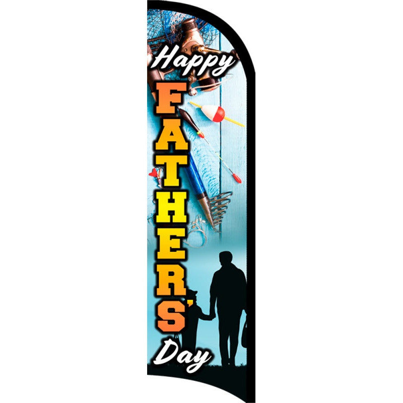 Happy Father's Day Semi-Custom Feather Swooper Flag