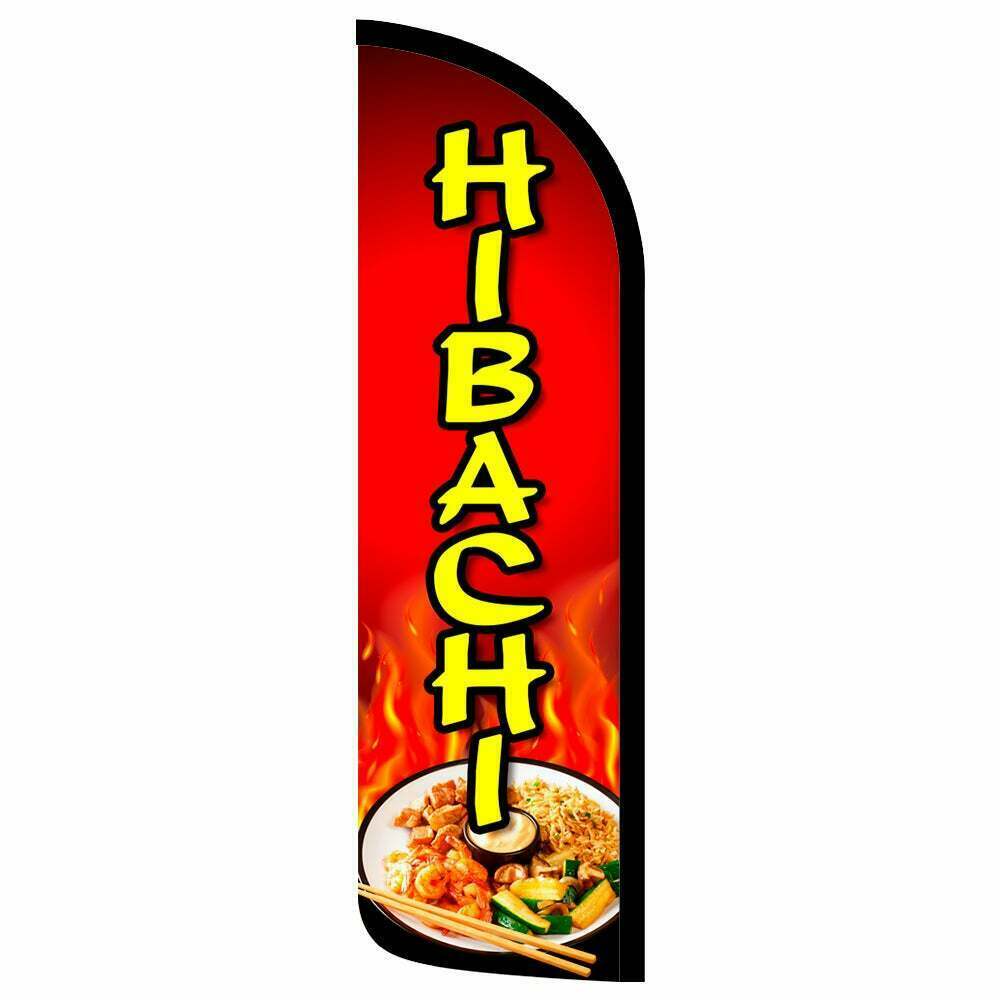 Hibachi Semi-Custom Feather Swooper Flag