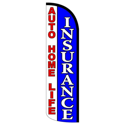 Insurance (Auto Home Life) Semi-Custom Feather Swooper Flag