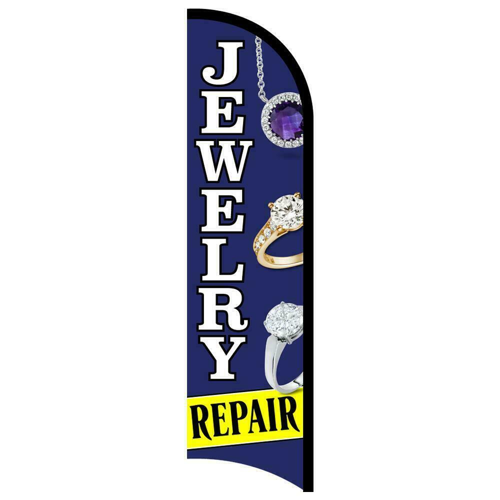 Jewelry Repair Semi-Custom Feather Swooper Flag