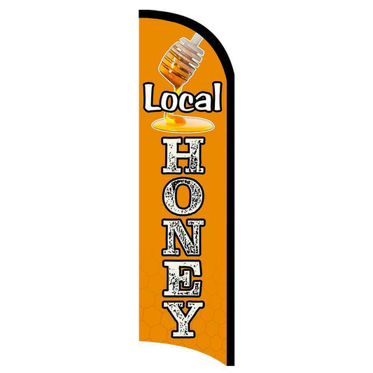 Local Honey Semi-Custom Feather Swooper Flag