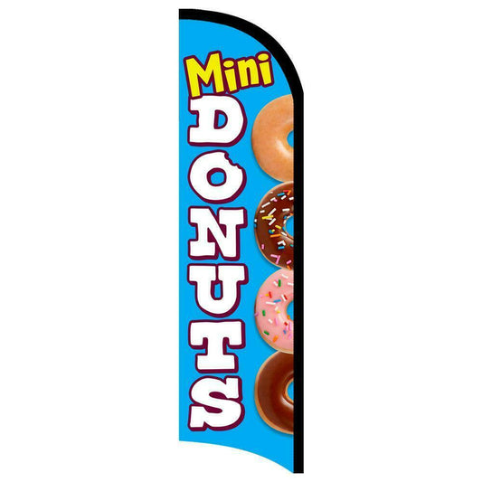 Mini Donuts Semi-Custom Feather Swooper Flag