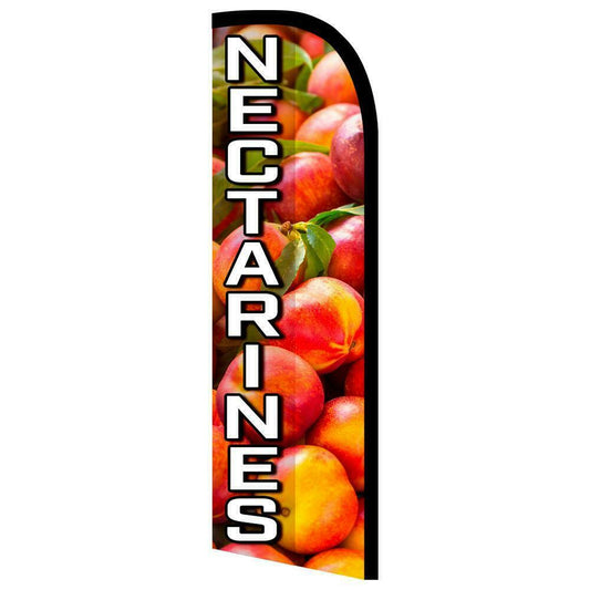 Nectarines Semi-Custom Feather Swooper Flag