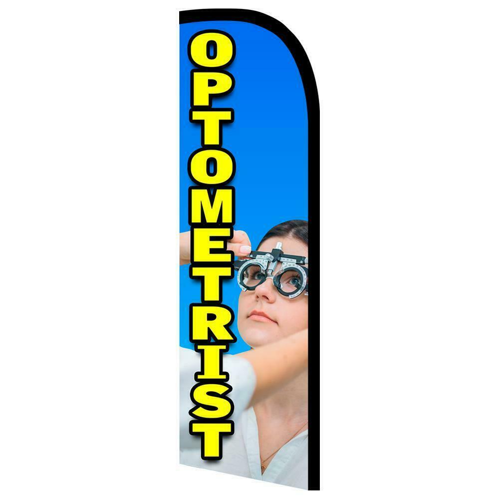 Optometrist Semi-Custom Feather Swooper Flag