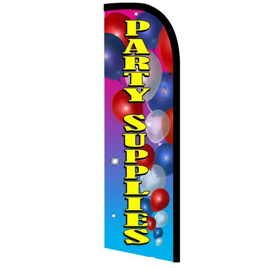 Party Supplies Semi-Custom Feather Swooper Flag