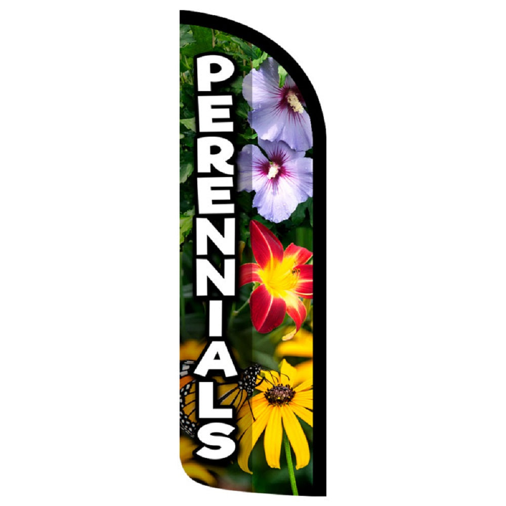 Perennials Semi-Custom Feather Swooper Flag