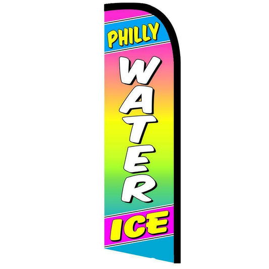 Philly Water Semi-Custom Feather Swooper Flag