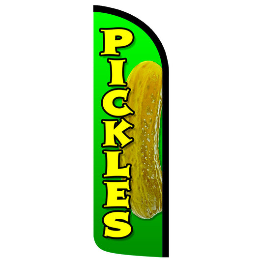 Pickles Semi-Custom Feather Swooper Flag